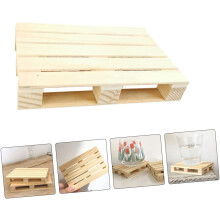 2er-Set multifunktionale Untersetzer aus Holz mit rutschfestem Design, geeignet als Kaffeetassen-, Teekannen- und Wasserkocherhalter.