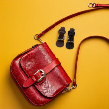2 Stück Magnetverschluss-Schnappverschlüsse aus Kunstleder für Handtaschen, zum Annähen