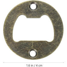 12 inserti apribottiglie in metallo ferroso resistente alla corrosione, colori assortiti.