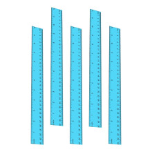 15 stuks rechte linialen voor leerlingen, meetinstrumenten, centimeterschalen, lichtgewicht schoolbenodigdheden
