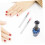 10 applicatori per manicure in silicone effetto specchio 7