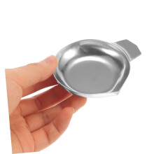 2 Stück Edelstahl-Waagepfanne, Schmuckwaage, Wiegeschale zum Wiegen