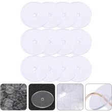 150 stuks plastic oorbelstoppers voor het zelf maken van oorbellen. Zachte, ronde stoppers, comfortabele accessoires.