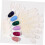 2 τεμάχια Crown Card Nail Art Display Tips Sector Fan Boards για εξάσκηση νυχιών 4