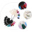 2 τεμάχια Crown Card Nail Art Display Tips Sector Fan Boards για εξάσκηση νυχιών 5