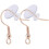 150Pcs Plastic Earring Backings Pads for DIY Earring Making Soft Round Stoppers Comfortable Relief Accessories 1