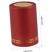 150 stk. svarte krympekorker for vinflasker. Lettvekts PVC-flaskelokk. Enkel å bruke for hjemmebrygging.