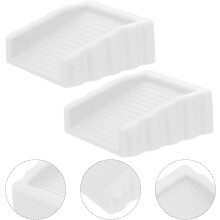 2 Stück multifunktionale Türstopper für Zuhause und Büro, bidirektionale Gummikeil-Türstopper