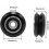 16pcs Printer Accessories Roller Wheels Printer Parts Passive Round Roller Linear Bearing for Wheels 6