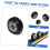 16pcs Printer Accessories Roller Wheels Printer Parts Passive Round Roller Linear Bearing for Wheels 8