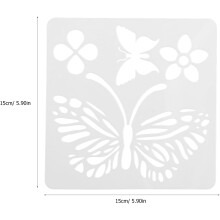 2 sets DIY graffiti sjablonen, vlinder knutselstencils voor muurschilderingen, journaling en knutselwerk.