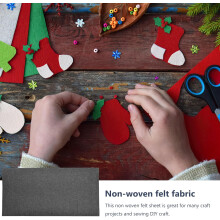 2 arkusze filcu włókninowego do projektów DIY, arkusze filcu o grubości 3 mm