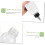 12pcs Plastic Squeeze Dispensing Bottles Liquid Bottles for Salad Dressing and Condiment Use 5