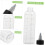 12pcs Plastic Squeeze Dispensing Bottles Liquid Bottles for Salad Dressing and Condiment Use 7