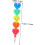 12pcs Heart Shaped Plastic Pencils Cute Non-sharpening Pencils 2