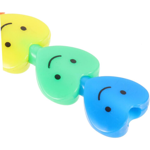 12pcs Heart Shaped Plastic Pencils Cute Non-sharpening Pencils 2