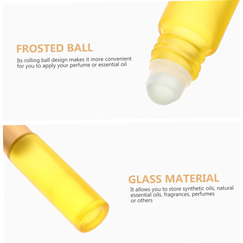 12pcs Roller Bottle Empty Perfume Oil Bottles Essential Oil Roller Ball Refillable 1