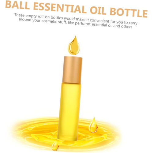 12pcs Roller Bottle Empty Perfume Oil Bottles Essential Oil Roller Ball Refillable 2