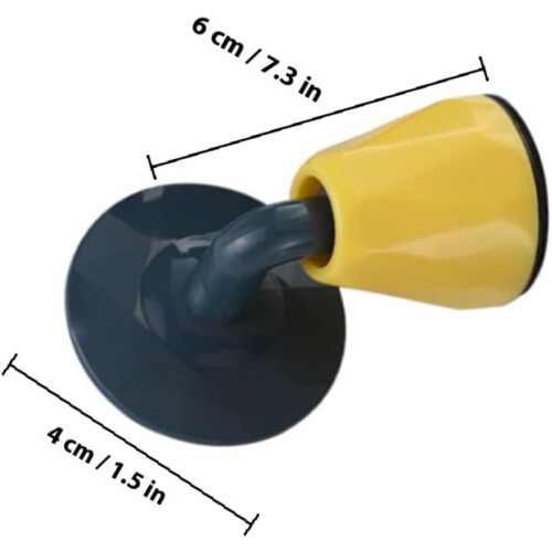 2 Stück Türstopper aus Kunststoff, Wand- und Bodentürstopper 1