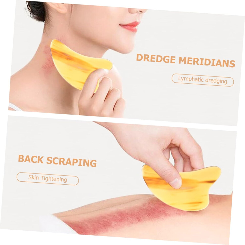 Hkhbjs 2Pcs Professional Face Scraper For Gua Sha Facial Tools Convenient Massage Scraper