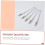 4sets Pen Water-resistant Makers Eyebrow Cosmetics Tools Lip Mapping Pen 7