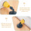 2 Stück Türstopper aus Kunststoff, Wand- und Bodentürstopper 8