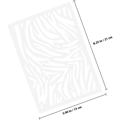 12pcs Leopard Pattern Drawing Stencils Made of White Pet Material, Multi-Function Painting Templates 1