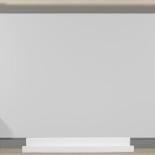 Étagère magnétique pour tableau blanc en classe – 2 supports de livres magnétiques en acrylique blanc