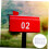 16sets Reflective Mailbox Numbers Sticker Die Cut Classic Decals 6