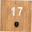 16sets Reflective Mailbox Numbers Sticker Die Cut Classic Decals 8