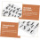 Ensemble de 2 tampons alphabet pour scrapbooking et journal créatifs 1