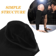 2 Stück schwarze XL Winter-Armstulpen für Damen und Herren, thermische Kompressions-Armstulpen