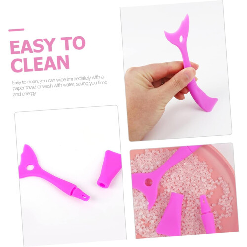 12pcs Mascara Shield Silicone Applicator Multifunctional Lash Guard for Mascara Application Makeup Tools 2