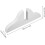 2 pieds de support pliables pour paravent de séparation, support en PVC 2