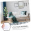 25pcs Heavy Duty Sofa Fixing Stickers with Strong Adhesive White Non-Slip Hook Loop Strips 6