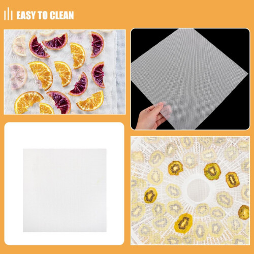 12pcs Non-stick Silicone Dehydrator Mats Reusable Food Drying Sheets 2