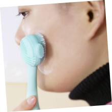 12 stuks gezichtsreinigingsborstels, poriënreinigende siliconenborstels voor het reinigen en exfoliëren van het gezicht.