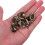 12pcs Rotating Chain Buckle Hardware for Purses and Bags DIY Rivet Studs 4