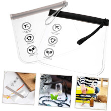 2 pochette da viaggio per cosmetici, organizer per il trucco