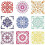 12pcs Mandala Stencils Modelo de pintura DIY Craft Set Oco fora Stencils 3