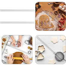 Akrylkavel Guide Deg Linjal Non-stick Degtjockleksmätverktyg 2st