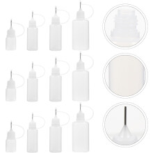 Refillable Syringe Dispenser Bottles 12pcs Set (5ml, 10ml, 20ml, 50ml)