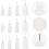 Refillable Syringe Dispenser Bottles 12pcs Set (5ml, 10ml, 20ml, 50ml) 1