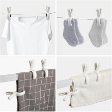 18 Wäscheklammern zum Trocknen von Quilts und Textilien mit großer Öffnung