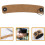 2pcs Leather Cup Holder Binding Design and Adjustable Sleeve for Hot Cold Drinks 1