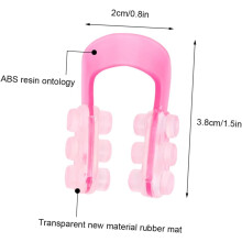 2 Sets Nose Clips Nasal Splints for Rhinoplasty Nasal Device to Correct Hump Nose Pink for Home Use