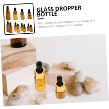 12pcs Glass Dropper Bottle Leakproof Essential Oil Bottles for Travel Small Empty Dropper for Oil Dispensing