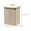 Airtight Push-Button Food Storage Containers – Stackable Plastic Jars for Dry Goods, Spices & Pantry Organization 2