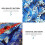25 Blatt DIY-Bronzing-Patchwork-Baumwollstoff mit Blumenmuster, handgefertigt 1