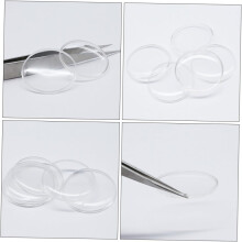 25 Stück Acryl-Uhrendeckel, DIY-Reparaturabdeckungen für Taschen- und Armbanduhren, Reparaturzubehör, Schutzglas, geeignet